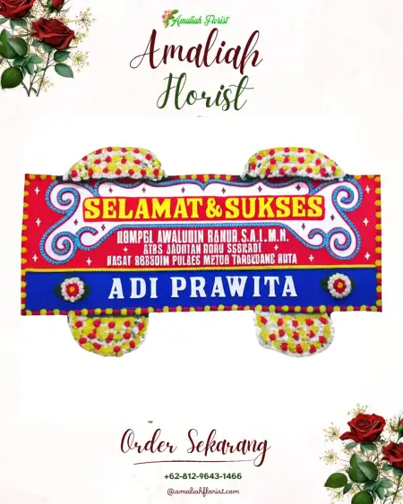 Papan Bunga Ucapan Selamat Penatih